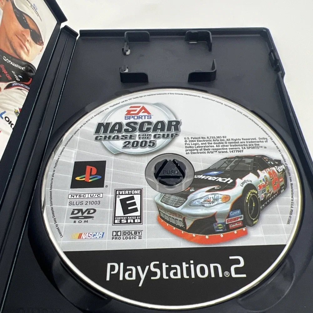 NASCAR 2005: Chase for the Cup (PlayStation 2, 2004) PS2 Complete w/ Manual CIB